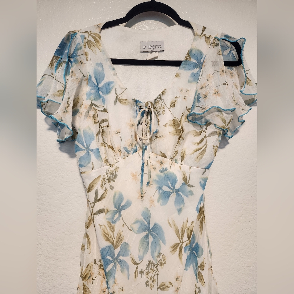 Floral Ruffle Dress - Picture 2 of 2